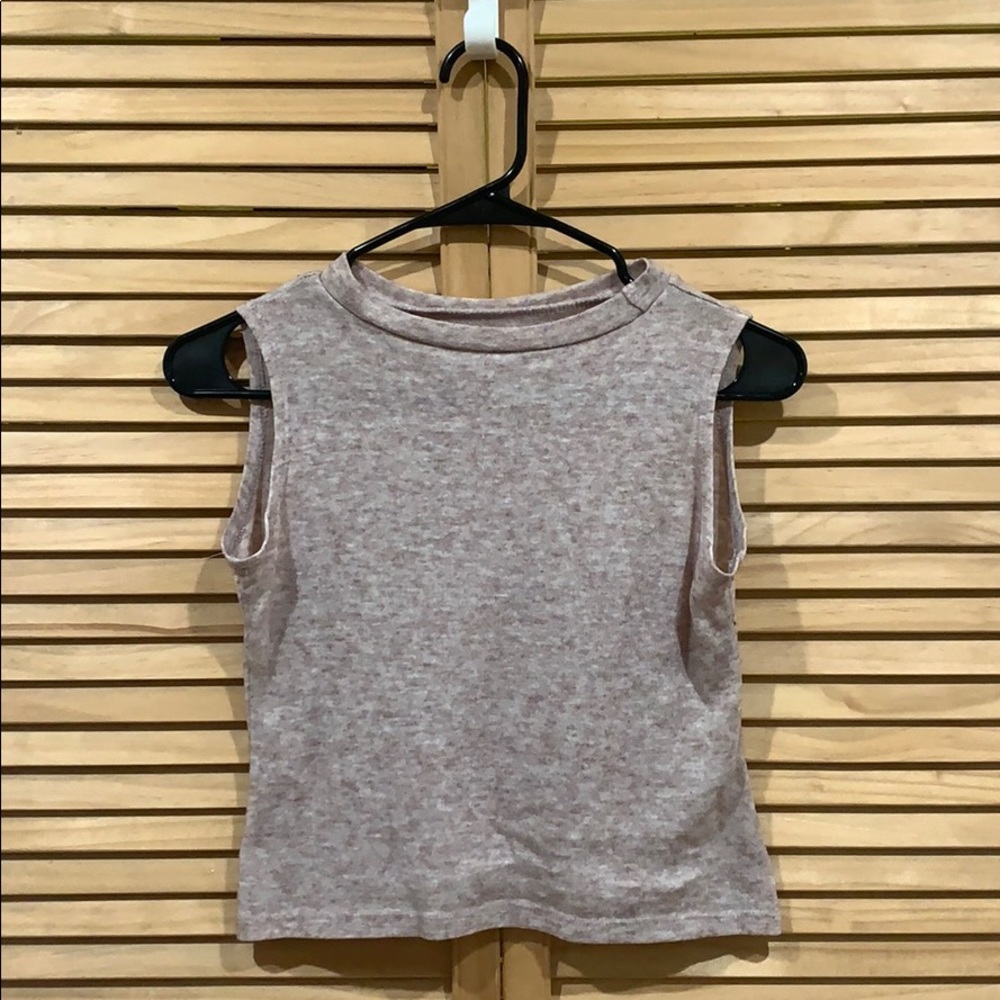 High neck top